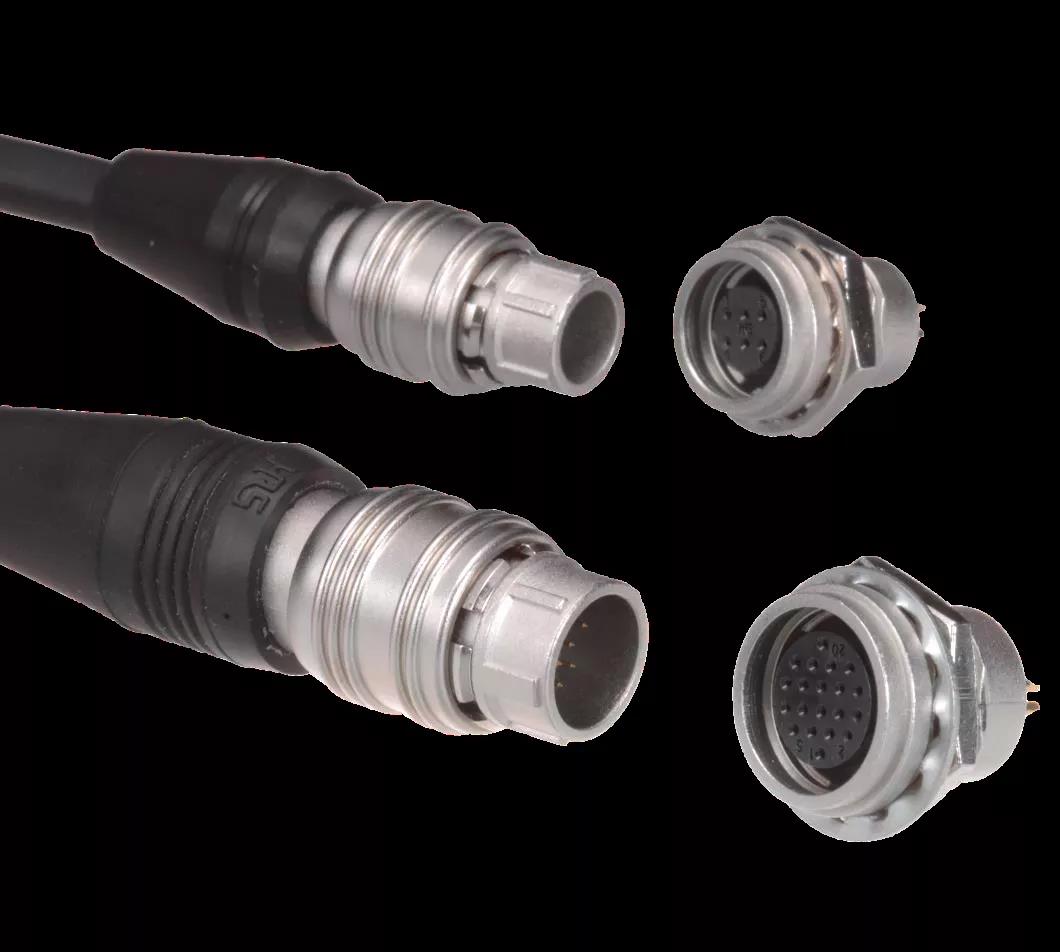 HR25A Series丨推拉鎖、小型多芯圓形連接器